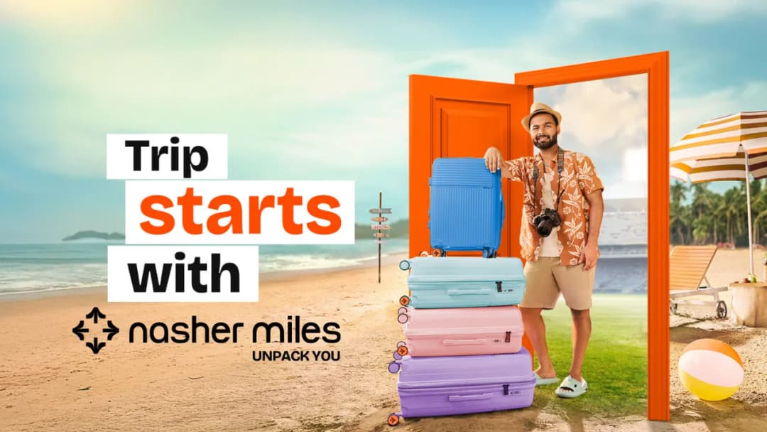 Rishabh Pant stars in Nasher Miles' new campaign for Gen Z travellers
