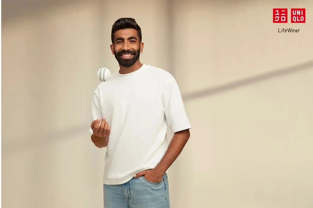 Bumrah Bowls Over Fashion with UNIQLO India Deal