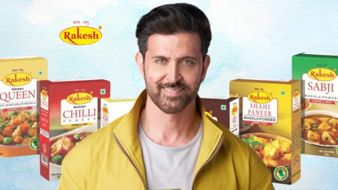 Hrithik Roshan Takes the Lead as Brand Ambassador for Rakesh Masala: A Bold Move in India’s Competitive Rs 30,000-Crore Spice Market