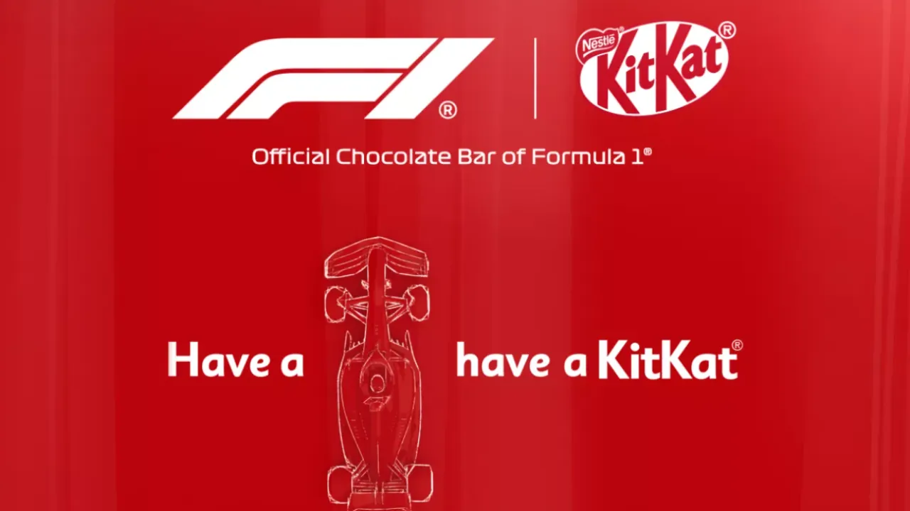 Nestle's KitKat becomes the official chocolate bar of Formula 1