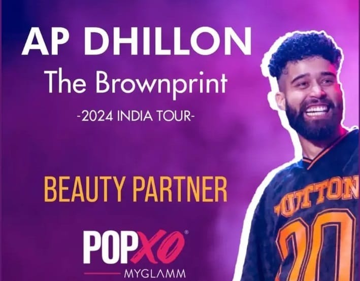 POPxo by MyGlamm joins as beauty partner for AP Dhillon's 2024 tour