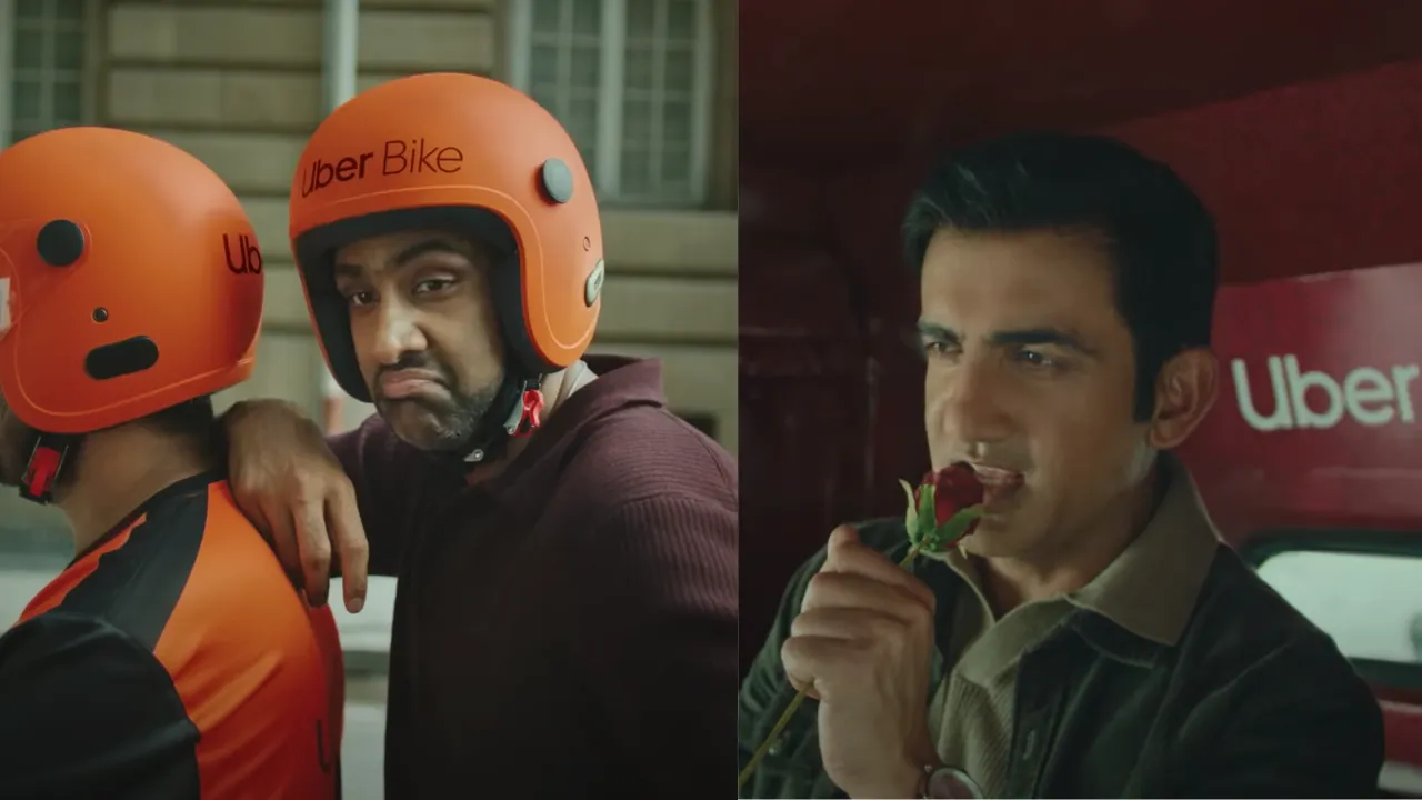 Gambhir and Ashwin ditch the pitch for Uber rides in playful new campaign
