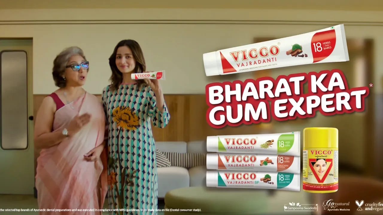 In Vicco's new ad, Alia Bhatt ditches her toothpaste for Vajradanti