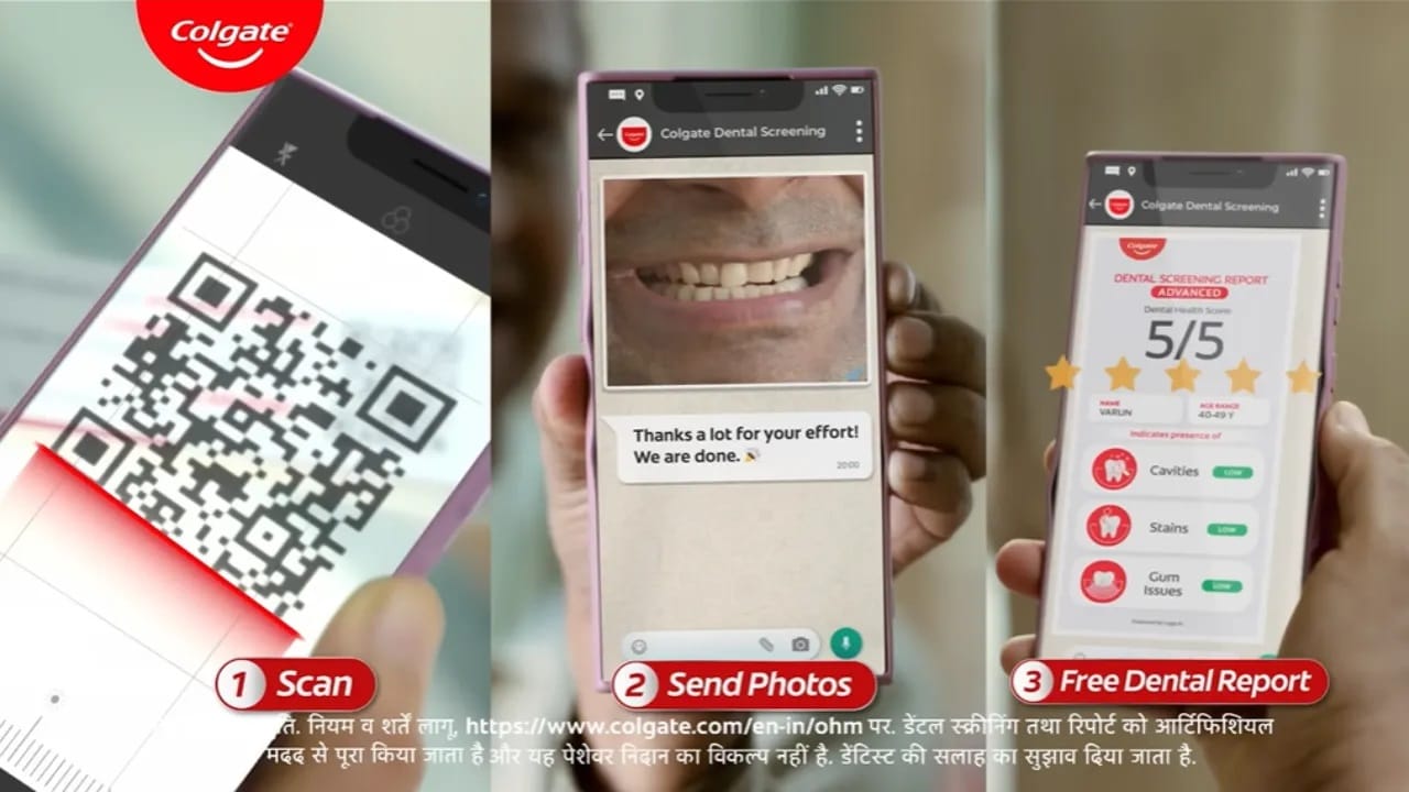 Colgate launches AI dental health checker on WhatsApp