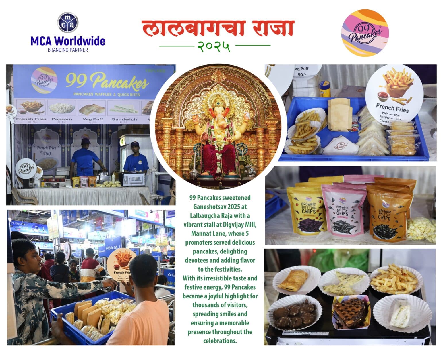 99Pancake Ganesh Chaturthi Campaign