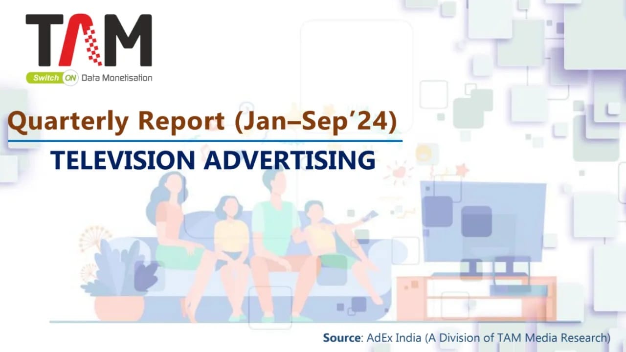 TV ad volume dropped by 2% in Jan-Sep’24 over Jan-Sep’23: TAM AdEx