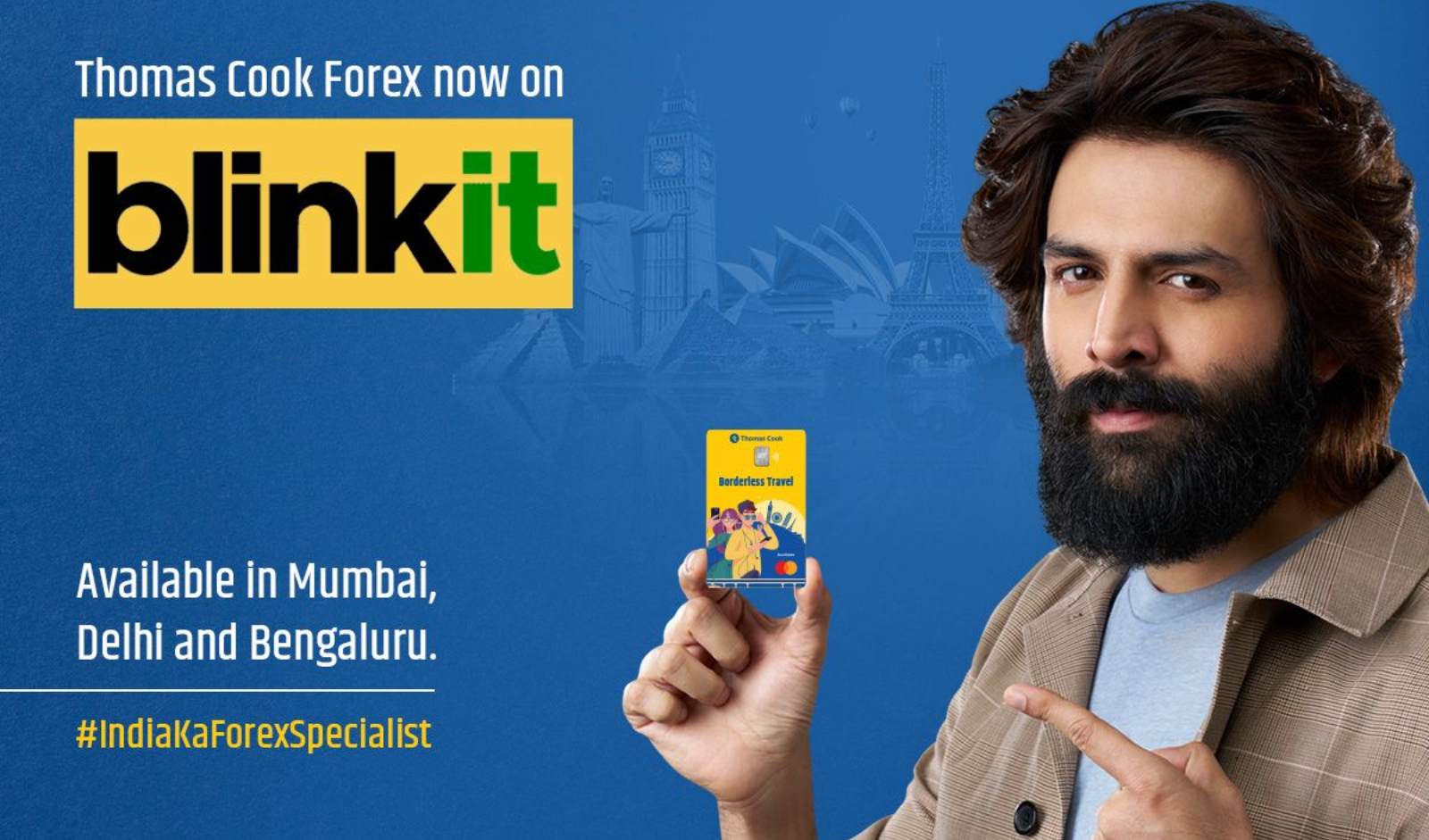 MarketingNews Thomas Cook India partners with Blinkit for forex card doorstep delivery