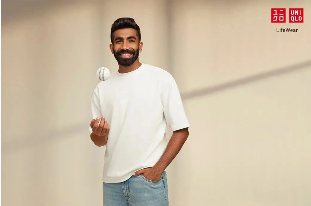 Bumrah Bowls Over Fashion with UNIQLO India Deal