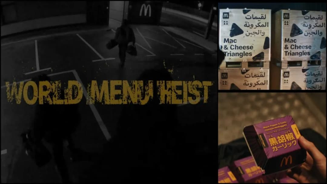 McDonald’s ‘World Menu Heist’ ad uncannily mirrors Louvre heist events