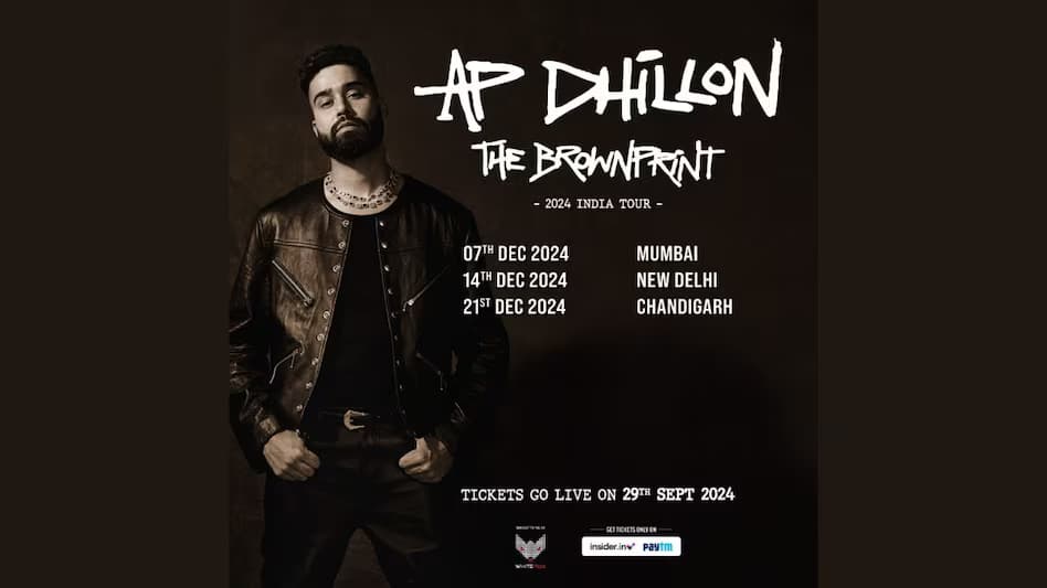 AP Dhillon announces 3-city India tour amid buzz around Coldplay, Diljit's concerts; Check dates & more