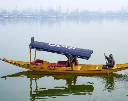 You can now book Shikaras in Dal Lake on Uber